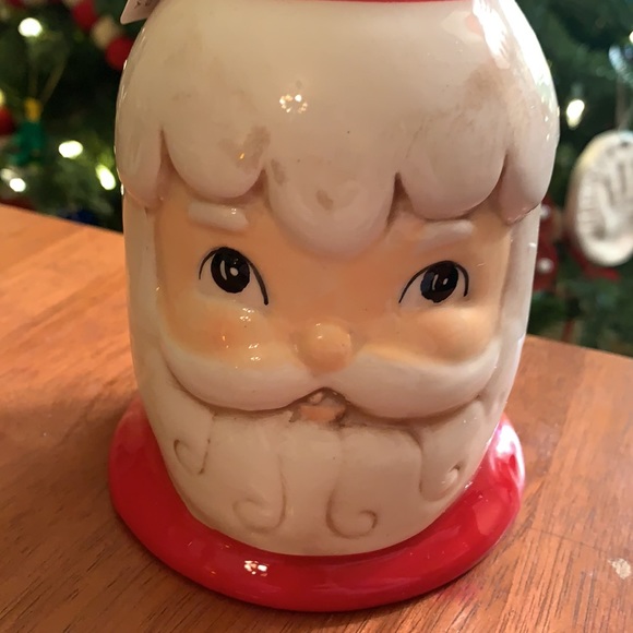Johanna Parker Nostalgic Santa Bell Christmas decorations NIB RED WHITE - Picture 3 of 9